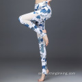 Ang Mesh Yoga leggings nga adunay strap sa tiil